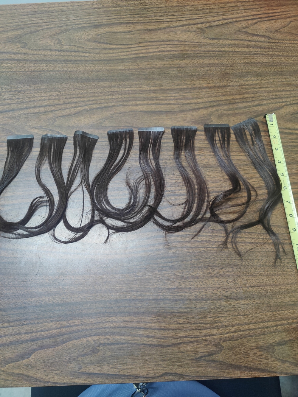 Premium Dark Brown Tape-In Hair Extensions for Women